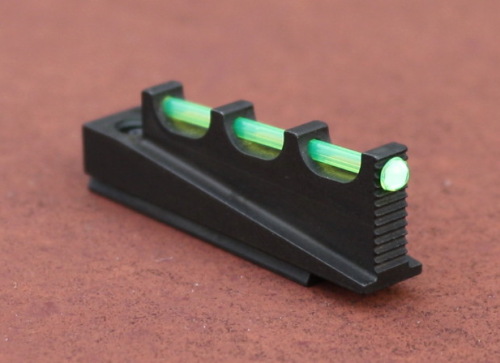 High Standard Fiber Optic Front Sight Green (Long Groove) - Click Image to Close