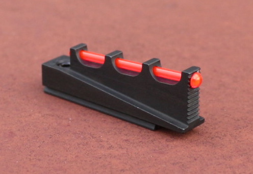 High Standard Fiber Optic Front Sight Red (Long Groove) - Click Image to Close