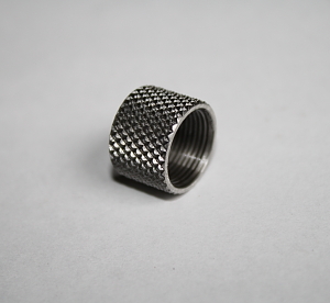 1/2"-20 Thread Protector Knurled Stainless .500" Length
